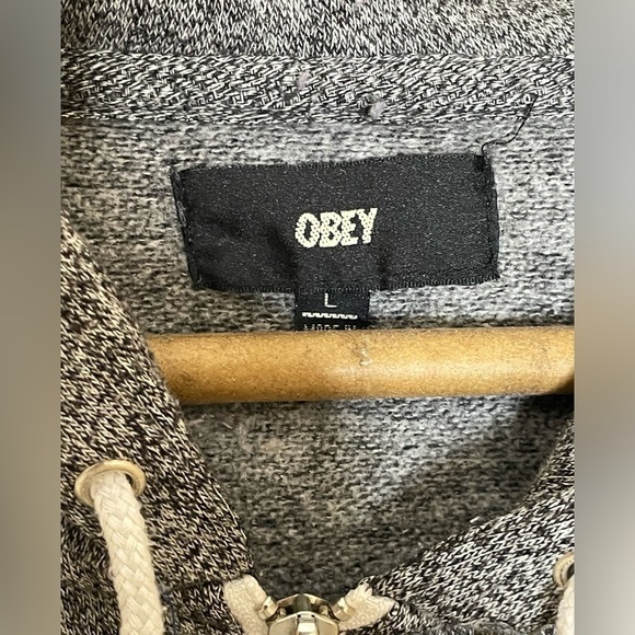 OBEY Propaganda Hoodie Large Bomb The World Never Get Caught​​​​​​​​​​ - Picture 9 of 15